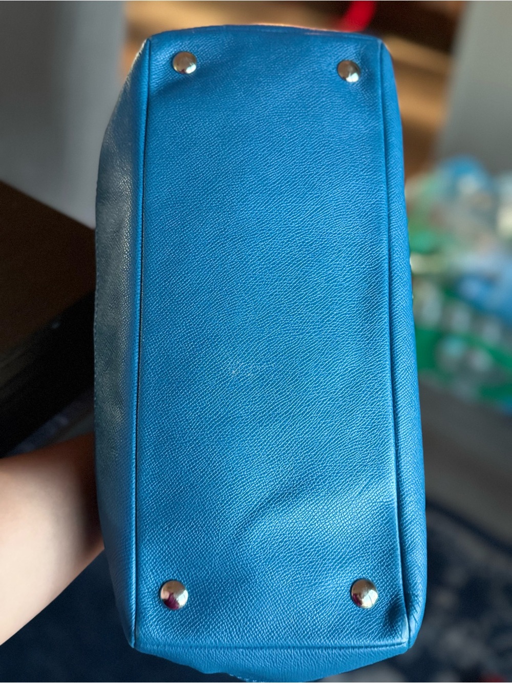 Coach blue tote 👜 - Picture 5 of 16